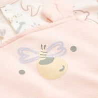 小熊牧場短袖兔裝 (天絲洞感緹花布)