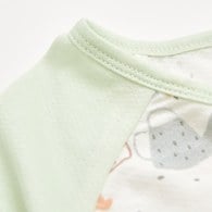 小熊牧場短袖套裝 (天絲洞感緹花布)