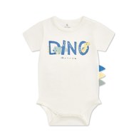 恐龍家族短袖側開包屁衣 (水晶紗)