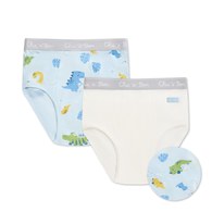 恐龍家族男童三角褲-2入 (銀離子抗菌內襠)