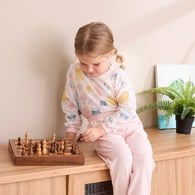 萌貓樂園圓領側開衫 (天絲橫紋單面布)