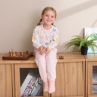 萌貓樂園長褲 (彈性布)