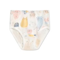 萌貓樂園女童三角褲-2入 (銀離子抗菌內襠)