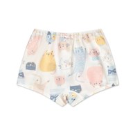 萌貓樂園女童平口褲-2入 (銀離子抗菌內襠)