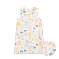 萌貓樂園鋪棉防踢背心 (彈性布)