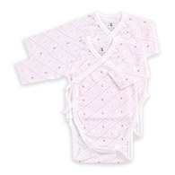 早產兒專用兩段調節式內衣兔裝-2入(鋅纖維)