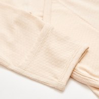 有機棉動物小夥伴小熊刺繡靜音開襟包屁衣