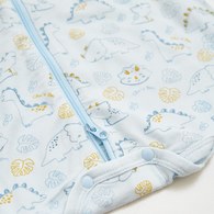 小恐龍成長舒眠包巾 (水晶紗)
