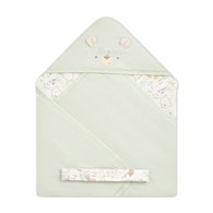 小熊牧場舖棉包巾 80x80cm (彈性布)