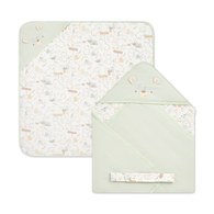 小熊牧場舖棉包巾 80x80cm (彈性布)