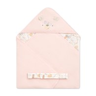 小熊牧場舖棉包巾 80x80cm (彈性布)