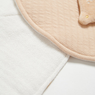 有機棉靜音魔鬼氈小熊大肚圍 73x25cm