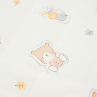 有機棉靜音魔鬼氈小熊大肚圍 73x25cm