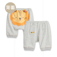 動物們好小獅子五分褲 (吸濕排汗)