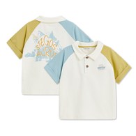 恐龍探險趣幾何POLO衫