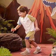 恐龍探險趣造型牙齒短褲