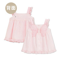 花蝶熊荷葉邊造型蝴蝶正反兩穿套裝