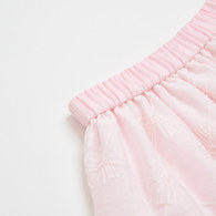 花蝶熊刺繡彈性腰短裙