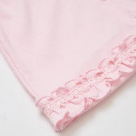 花蝶熊蕾絲下擺針織外套