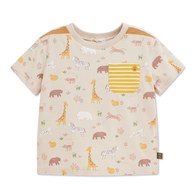 動物樂園滿版印花小口袋上衣