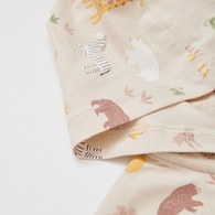 動物樂園滿版印花連帽外套