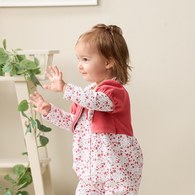 漫步花園假兩件長袖兔裝
