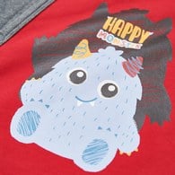 怪獸俱樂部圓領前開長袖兔裝