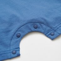 恐龍探險趣條紋拼接短袖兔裝