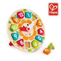 德國Hape ABC×123益智學習組｜英文字母手抓板＋數字配對時鐘
