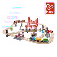 【網路限定】德國Hape 忙碌的城市軌道火車組