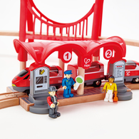 【網路限定】德國Hape 忙碌的城市軌道火車組