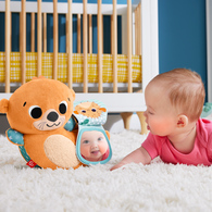 【費雪組合】交通工具聲光拼圖組+二合一搖搖水獺