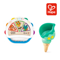 德國Hape 魔法音樂探索組｜音樂海螺＋觸控小鼓