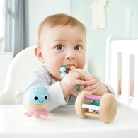 【網路限定】德國Hape 嬰幼兒安撫搖鈴三件組