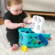 【網路限定】德國Hape Baby Einstein 形狀分類觸控購物籃