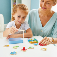 【網路限定】德國Hape 口袋桌遊-四款選擇(冰原遊戲/變臉磁貼/釣魚遊戲/手指足球)