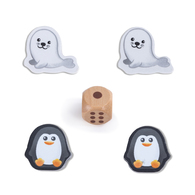 【網路限定】德國Hape 口袋桌遊-四款選擇(冰原遊戲/變臉磁貼/釣魚遊戲/手指足球)