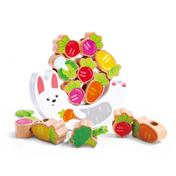 德國Hape 小兔平衡串珠遊戲
