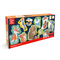 【網路限定】德國Hape 森林動物進階拼圖