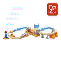 【網路限定】德國Hape 火星發射火車軌道玩具34件組
