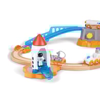 【網路限定】德國Hape 火星發射火車軌道玩具34件組