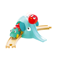 德國Hape 叢林動物鐵路組合