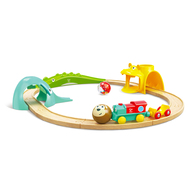 德國Hape 叢林動物鐵路組合