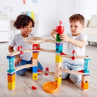 【網路限定】德國Hape 跨得瑞拉城堡躲藏軌道遊戲組