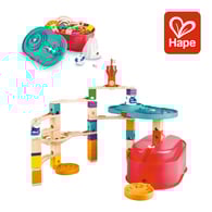 【網路限定】德國Hape 跨得瑞拉螺旋軌道遊戲收納組