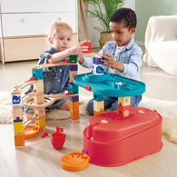 【網路限定】德國Hape 跨得瑞拉螺旋軌道遊戲收納組