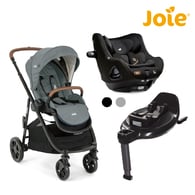 【超值組合】i-Base™ Encore 旋轉型底座+i-Harbour™ 0-4歲旋轉型汽座+versatrax™E 多功能三合一推車