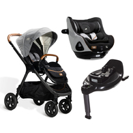 【超值組合】i-Base™ Encore 旋轉型底座+i-Harbour™ 0-4歲旋轉型汽座+finiti 豪華三合一推車