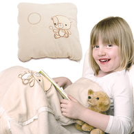 小熊枕頭毯(枕頭+毯子兩用)