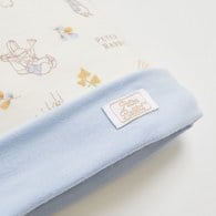 綠映比得嬰兒帽 (美麗諾羊毛布)